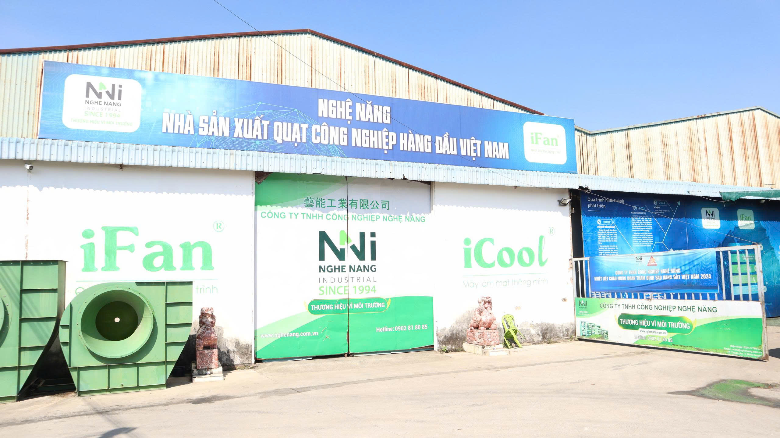 Quy trình xử lý khí thải nhà máy bằng hệ thống công nghệ cao