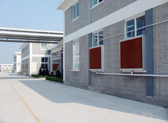 làm mát nhà xưởng bằng Cooling Pad